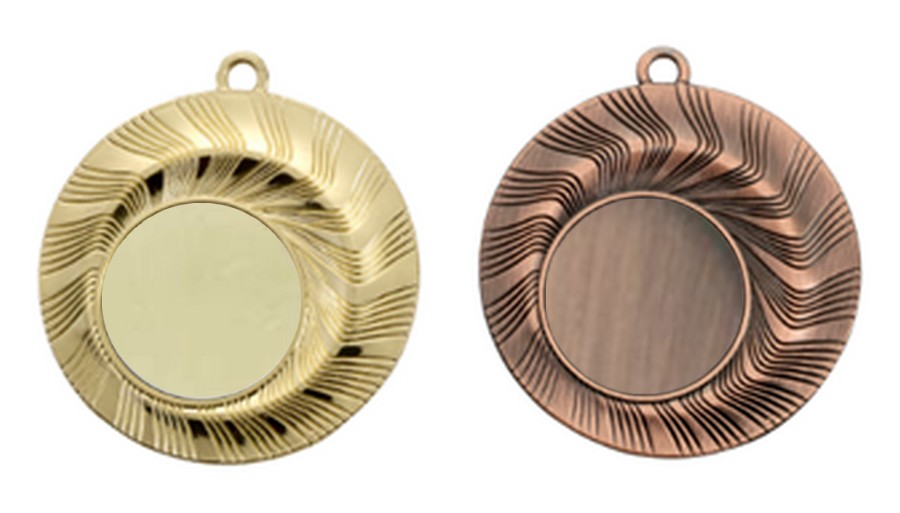 E 226 Medaille Goud en Brons compleet OP=OP!!
